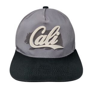 Cali Bear Snapback Hat Gray One Size Adjustable Colorblock Ace Cap Inc
